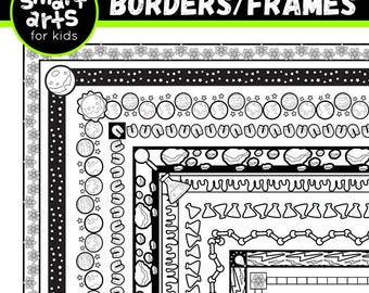 Borders Art Math Science Clipart