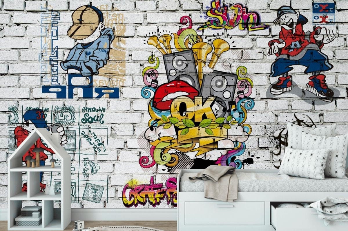 Poster Sportivo Moreno-mata - Graffiti Fatto A Mano Su Carta Da Acquerello - Quadro Moderno Bianco E Nero - Regalo Originale Uomo/Donna