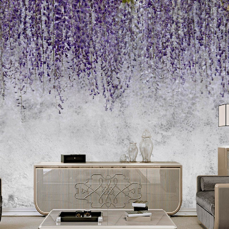 Wisteria Wall Decal Etsy