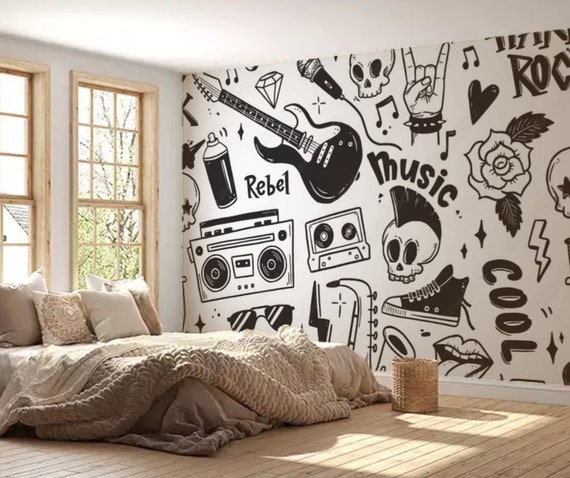 Music Bedroom Wallpaper