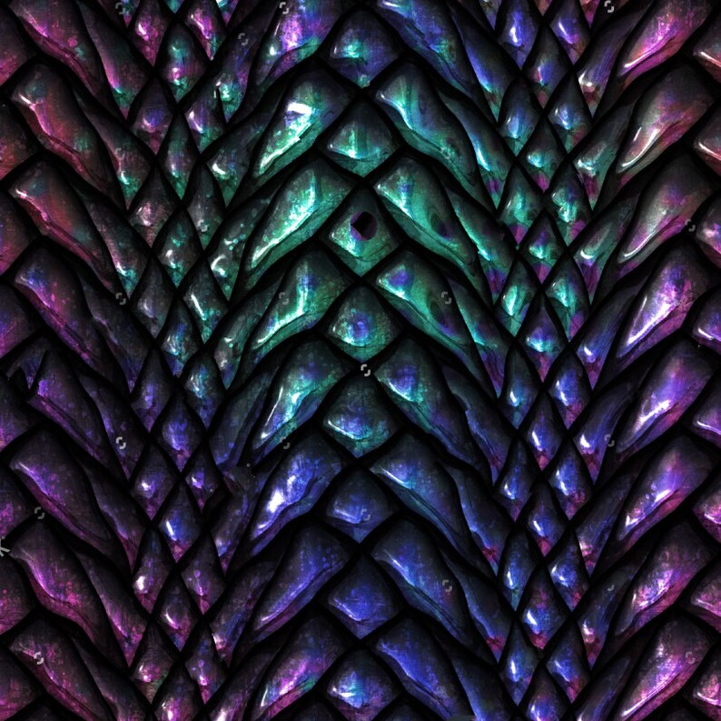 Dragon Scales Reptile Skin Wallpaper Wall Decor Exotic Wallpaper Wall Decals Dark Wallpapers Multi-Colored Wall