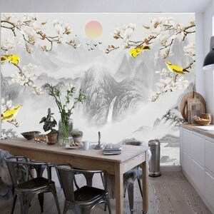 Raum Nacht Himmel Universum Sterne Wallpaper Moderne Wand Etsy