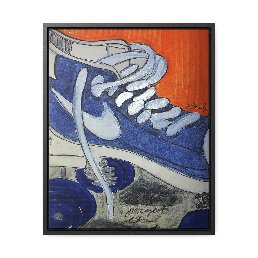 80s Vintage Roller Skate Art, Roller Skate Wall Art, Retro Roller