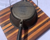Vintage Puritan No 8 High Base Cast Iron Waffle Maker