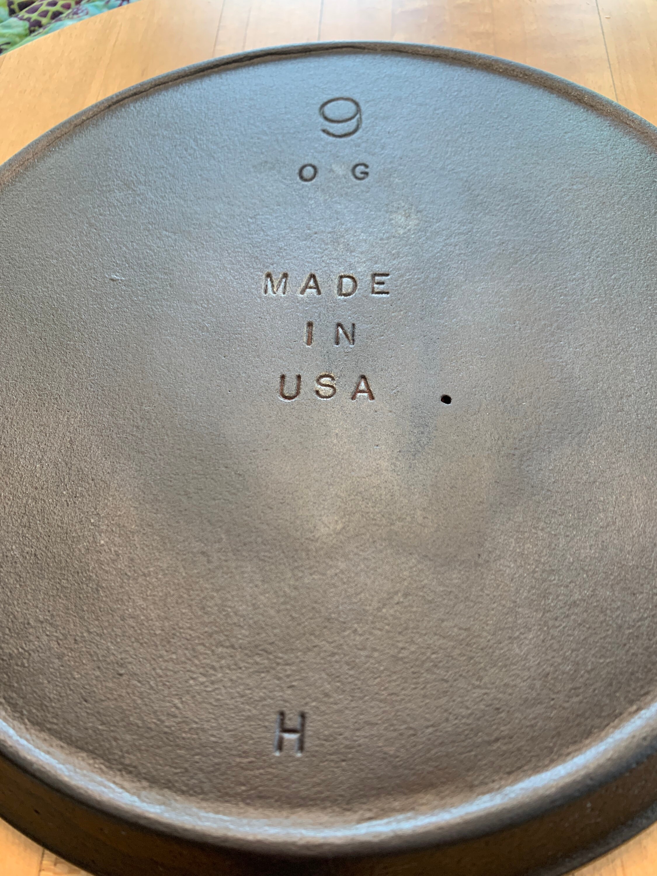 Cast Iron Oval Skillet Griddle Made USA Vintage