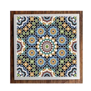 Mediterranean Mosaic - Porcelain Design Trivet (choice of 1-6) | Handmade | Home | Gift | Casserole Dish | Hot Plates | Pots |