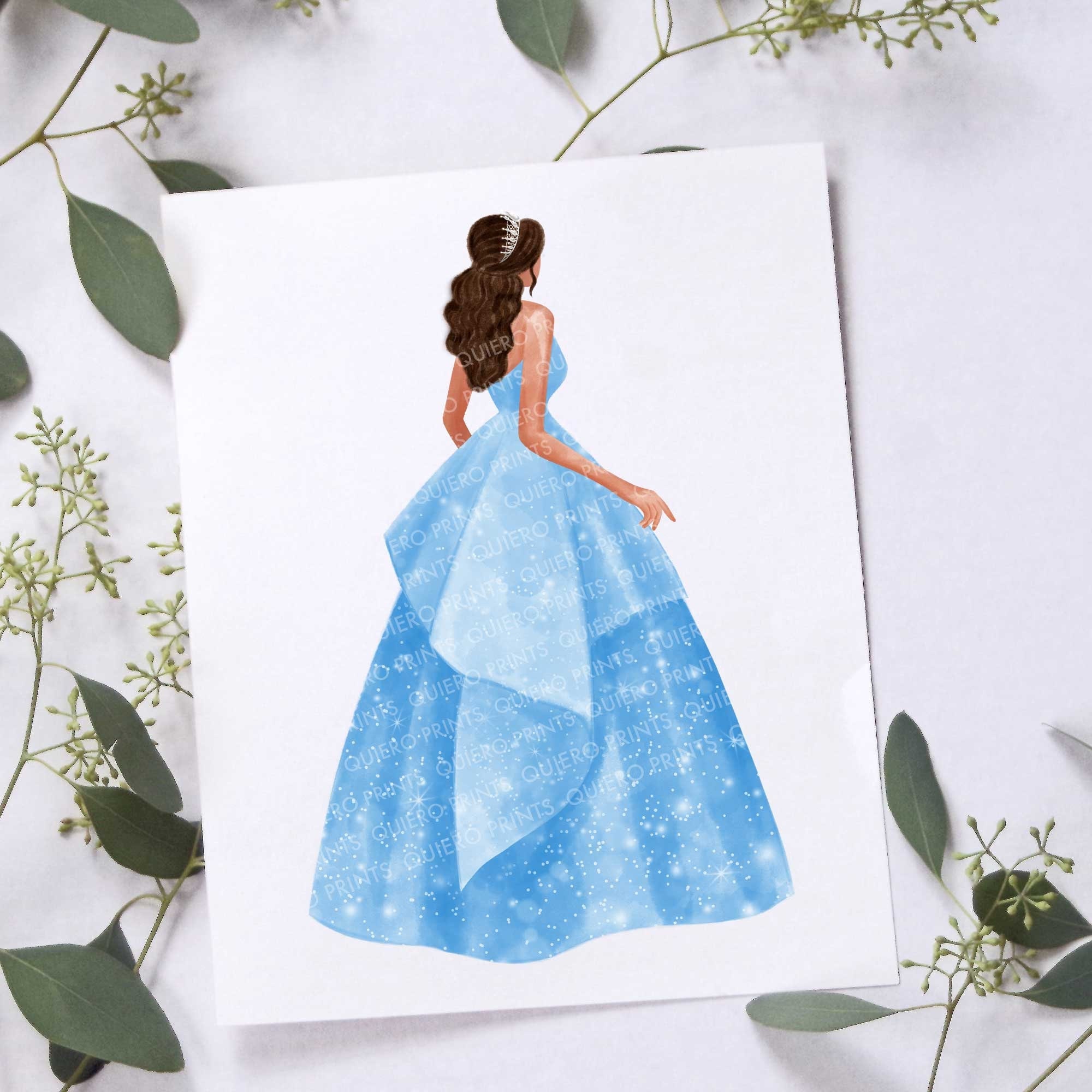 Custom Quinceañera Illustration for Invitations Save the Etsy