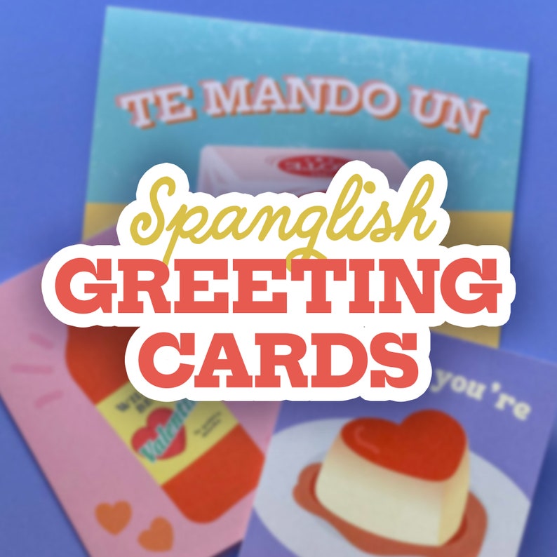 Latinx Assorted Greeting Card Bundles | Spanglish, Latina Gifts, Latino, Mexican, Hispanic, Birthday, Love, Madre, Padre, Primas 