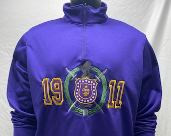 Omega Psi Phi 1911 FULL Shield Wicking Pullover