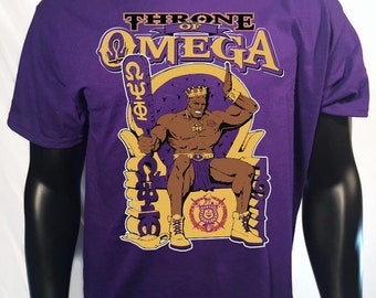 Omega Psi Phi THRONE  T Shirt, Long Sleeve T Shirt or Hoodie