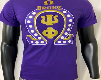 Omega Psi Phi Da BRUHZ  T Shirt, Long Sleeve T Shirt or Hoodie