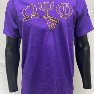Omega Psi Phi Chapter/Line# Design T Shirt, Long Sleeve T Shirt or Hoodie