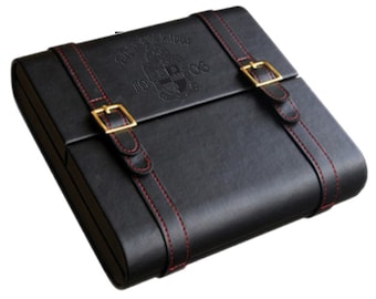 Alpha Phi Alpha / Travel Desktop Humidor Engraved