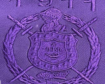 Omega Psi Phi Performance Polos Purple on Purple