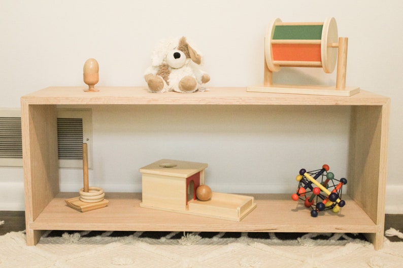 shelves for a montessori room