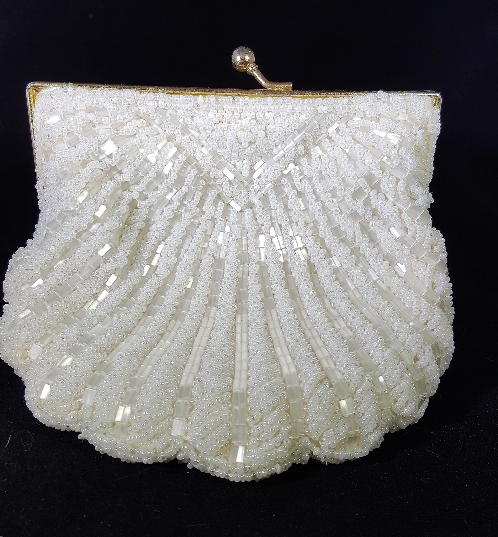 La Regale Vintage Beaded Evening Purse Etsy
