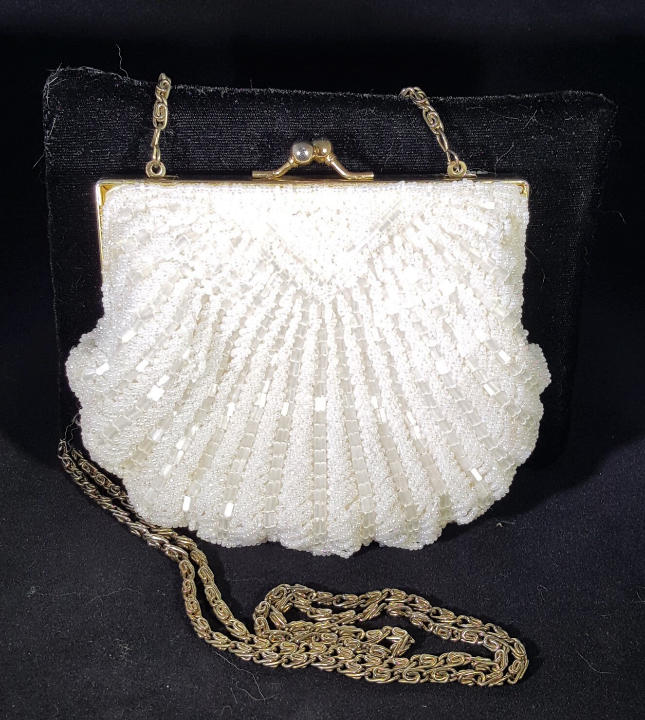 La Regale Vintage Beaded Evening Purse Etsy