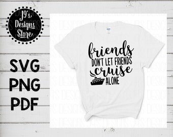 The One Where They Go On A Cruise Friends Themed Svg ...