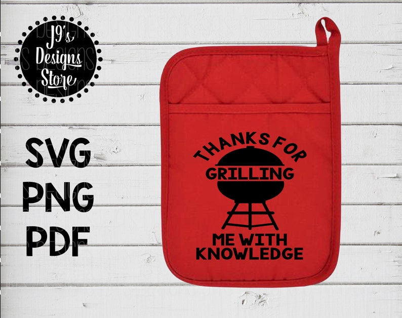 Download Thanks for Grilling Me With Knowledge SVG Teacher SVG | Etsy
