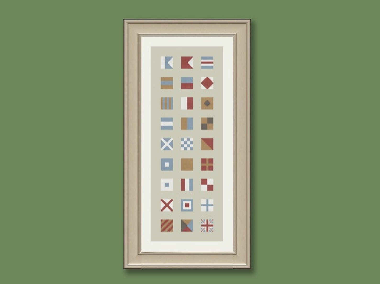 Nautical Flag Alphabet PDF Chart Etsy