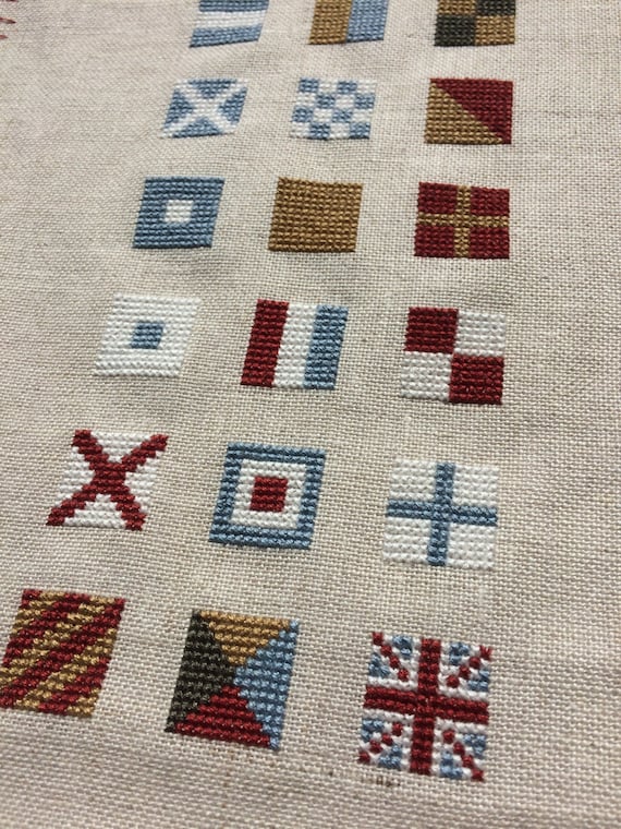 nautical flag alphabet pdf chart etsy