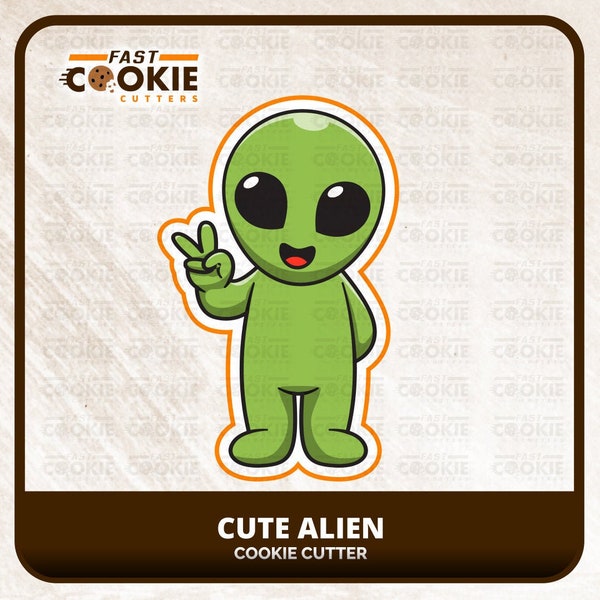 Cute Alien Cookie Cutter