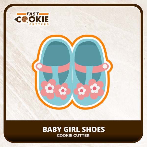Baby Girl Shoes Cookie Cutter
