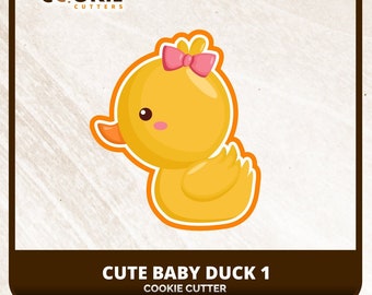 Cute Baby Duck 1 Cookie Cutter