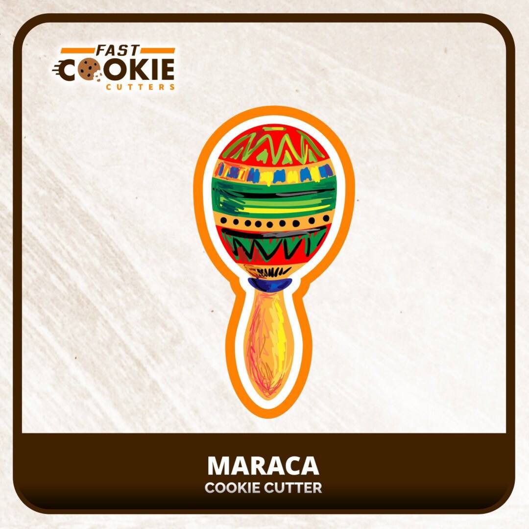 Maraca Cookie Cutter Etsy