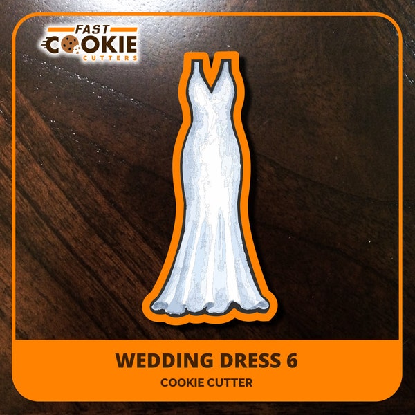 Wedding Dress 6 Cookie Cutter