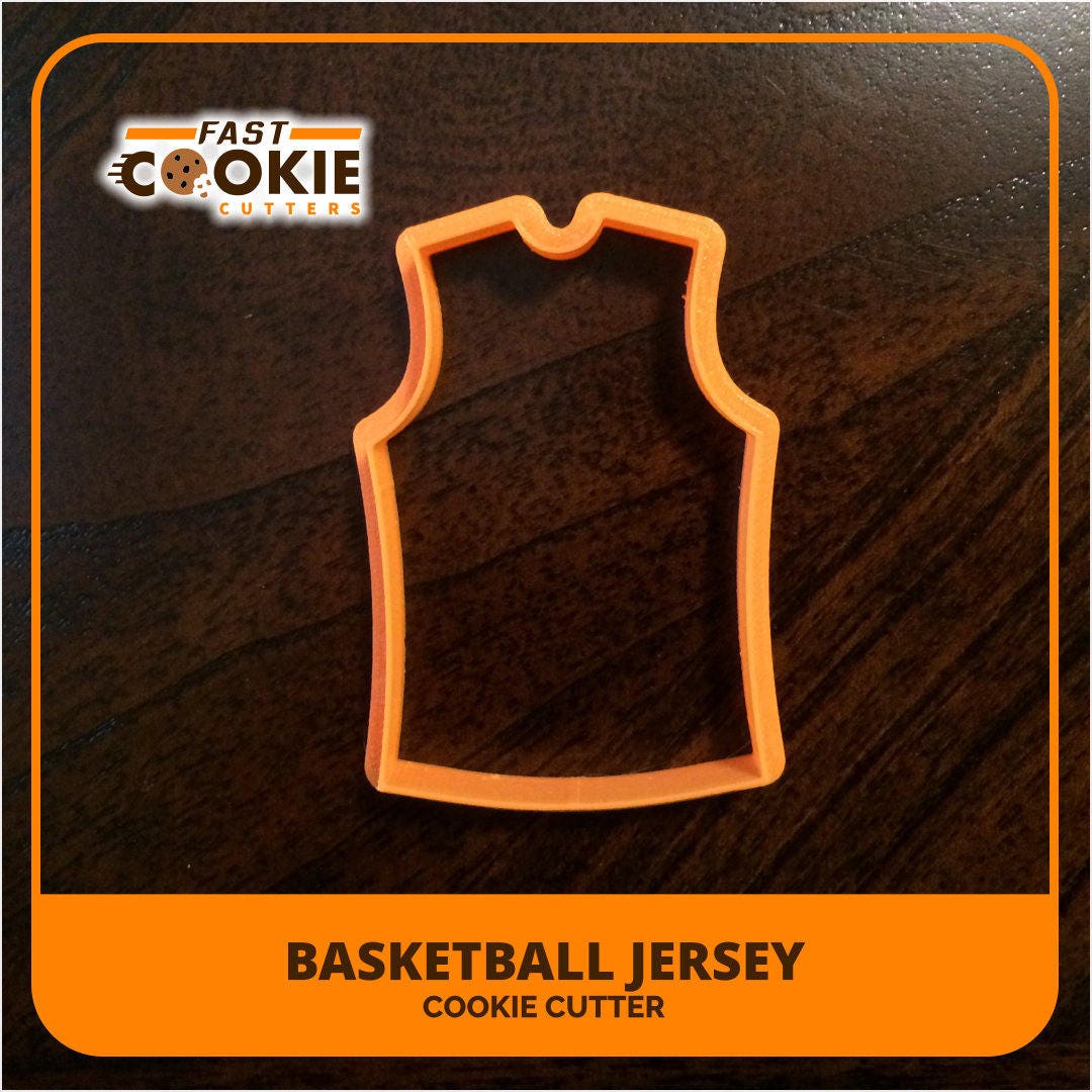 Basketball Jersey Cookie Cutter Sport Cookie Cutter Etsy