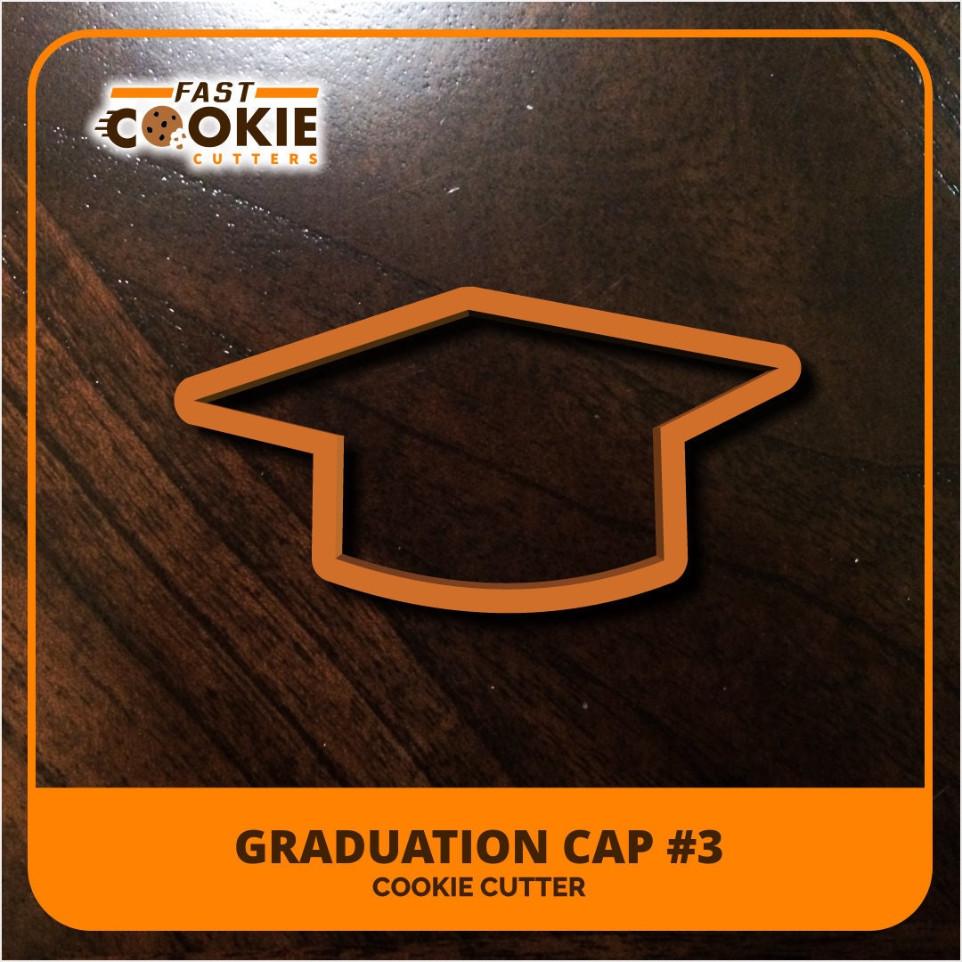 Graduation Cap 3 Cookie Cutter - Etsy