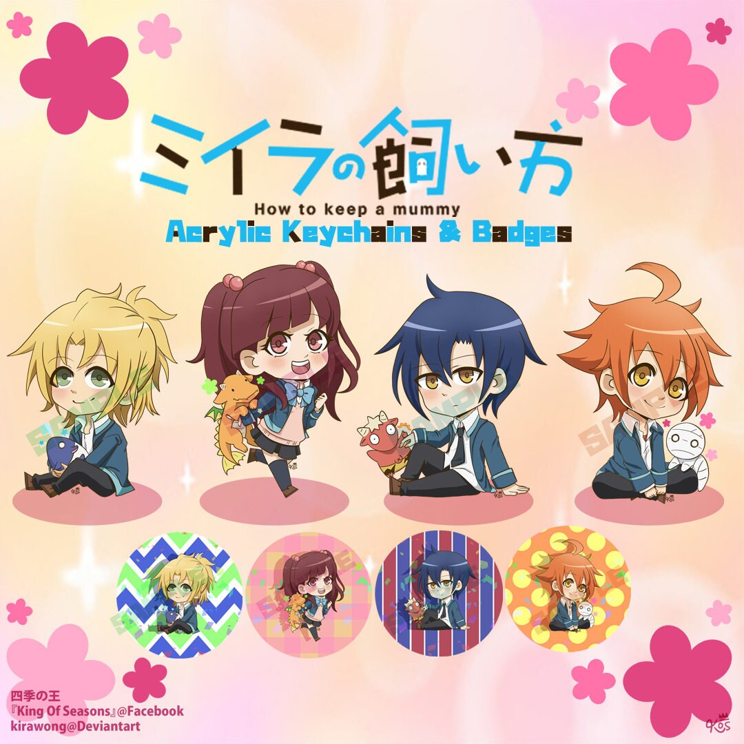 How To Keep A Mummy Chibi Acrylic Keychains And Badges Etsy