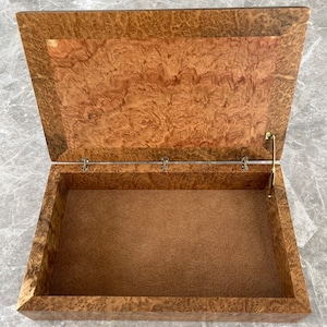 Bimble Box Burl And Brown Mallee Burl Box - NOTE - IT'S IMPERFECT - Read Description