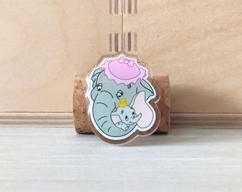 Dumbo Pin - Dumbo Pin and Dumbo Mom - Baby Dumbo Pin - Dumbo Pin with his mother - Mother's Day Pin - Disney Baby - Disney Classics - Pins