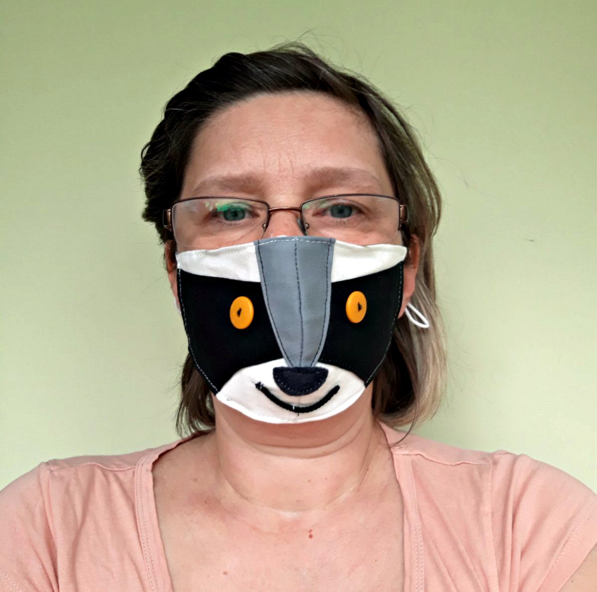 Adulto divertido Raccoon máscara facial transpirable animal Etsy