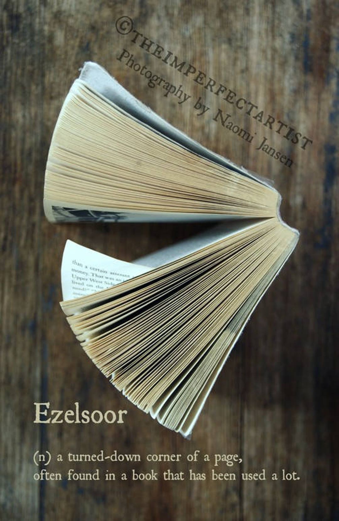 Fine Art Photography Book Photo Words Photo Print Wall Etsy