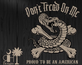 Don't Tread On Me SVG (actual file NOT distressed)