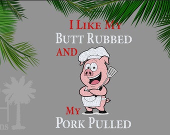 Hintern rieb BBQ Schwein SVG (eigentliche Datei nicht beunruhigt)