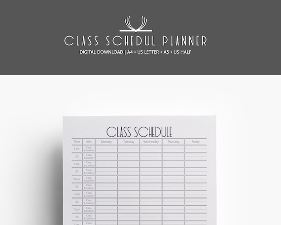 Weekly Plan Planner Printable, Cl Timetable, University Instructional, Filofax Refills, Webster Inserts, Weekly Magazine, Discbound Planner photo about Printable Class Schedule identify Weekly Agenda Planner Printable, Cl Plan, College Educational, Filofax Refills, Webster Inserts, Weekly Magazine, Discbound Planner