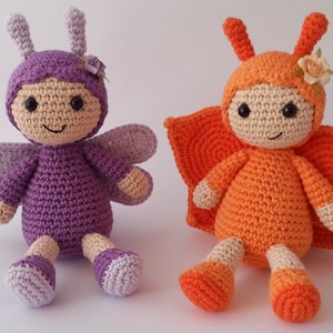 Butterfly and dragonfly · Amigurumi pattern