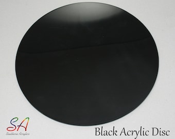 Fluorescent Acrylic Discs Circles, 3mm Lasercut sizes 20mm to 600mm diameter