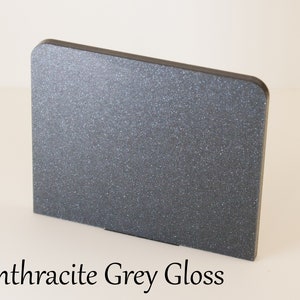 Anthracite Grey Acrylic Sheet 3mm in A5, A4, A3 and 100mm to 600mm Sheets