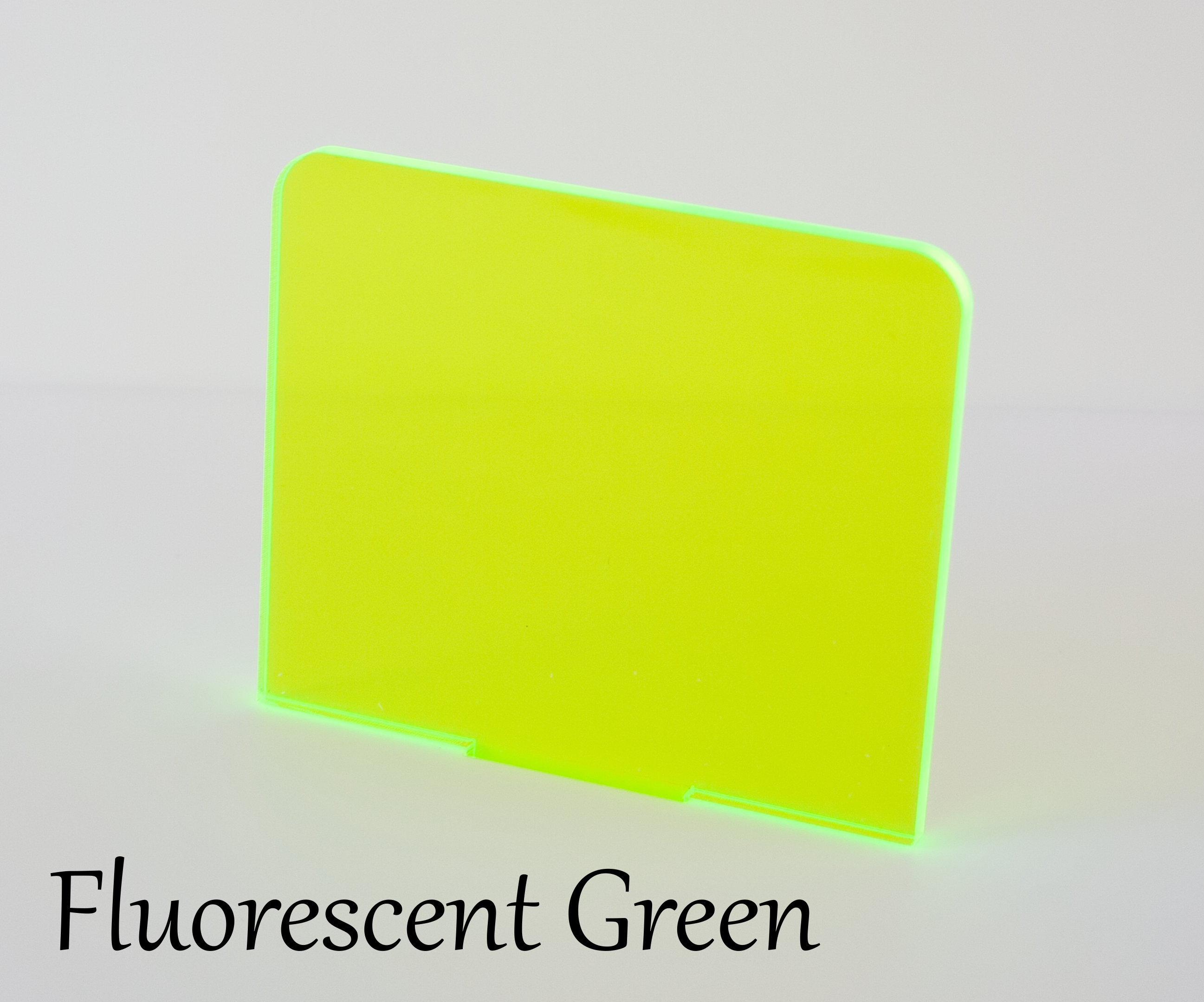 Fluorescent Green Acrylic Sheet 3mm in A5 A4 A3 and 100mm Etsy UK