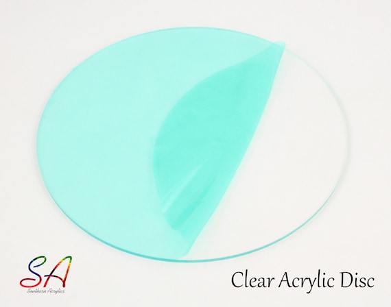 Disque acrylique transparent de 3 mm, cercle avec ou sans trous Disques de  100 mm à 600 mm -  Canada