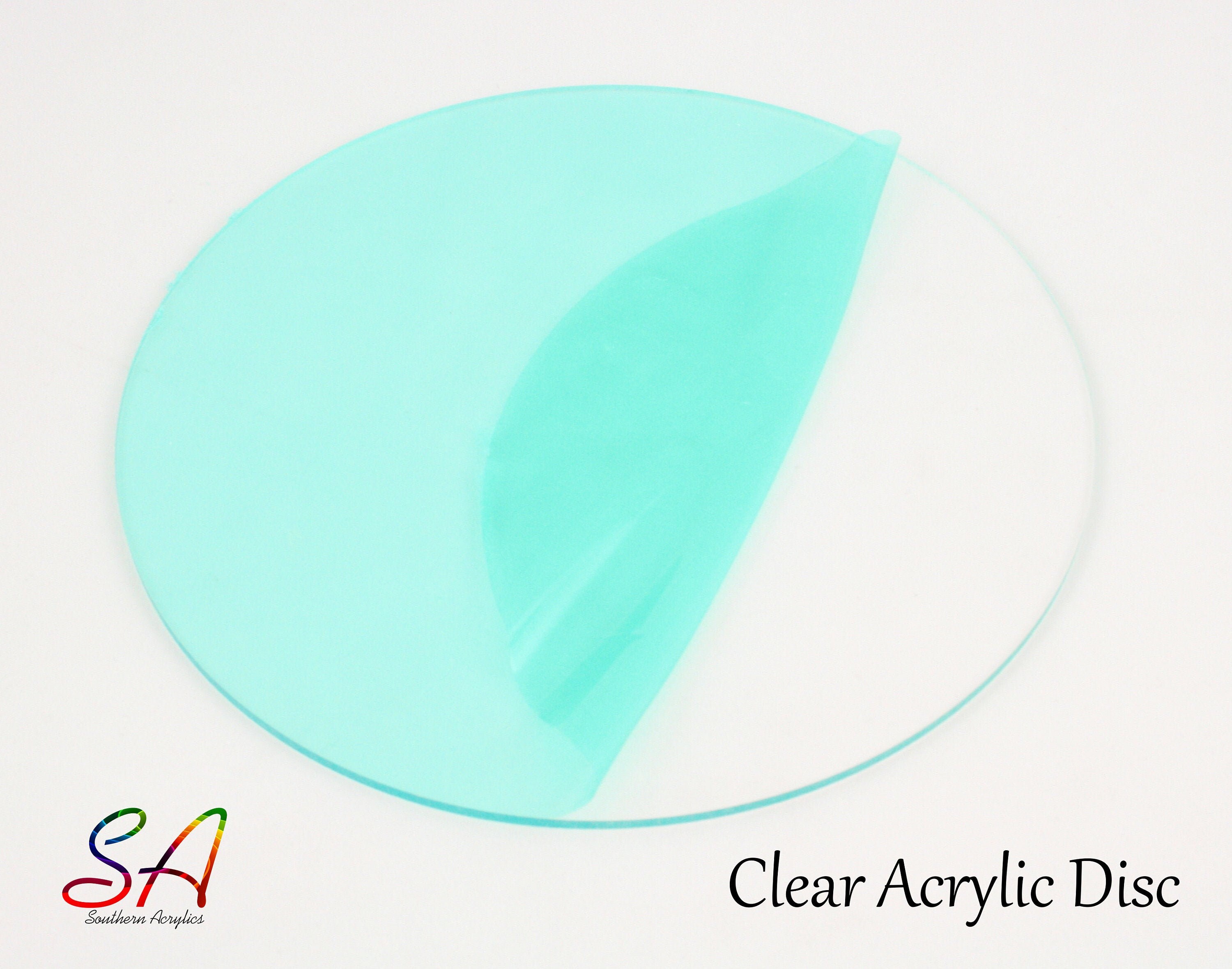 Disque acrylique transparent de 3 mm, cercle avec ou sans trous Disques de  100 mm à 600 mm -  Canada