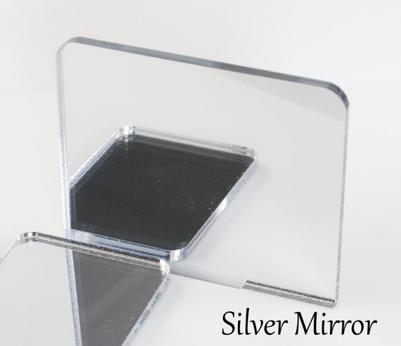 Silver Acrylic Mirror Sheet A4 & A3 Sheet Size A5 3mm and 5mm Thickness 