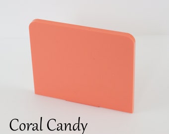 Pastel Coral Candy Acrylic Sheet 3mm in A5, A4, A3 and 100mm to 600mm Sheets