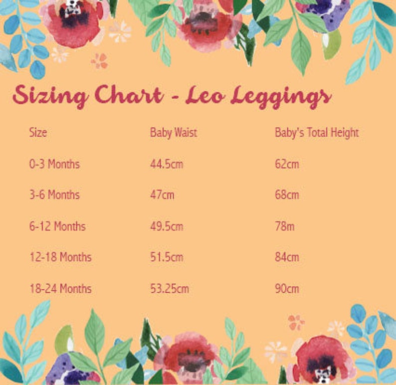 6-12 3-6 12-18 and 18-24 months by Katelyn Mannix Leo baby leggings Whaley Good Time Sizes: 0-3