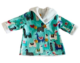 Llama Handmade Baby & Toddler Coat Jacket